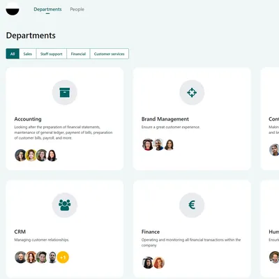 Departments