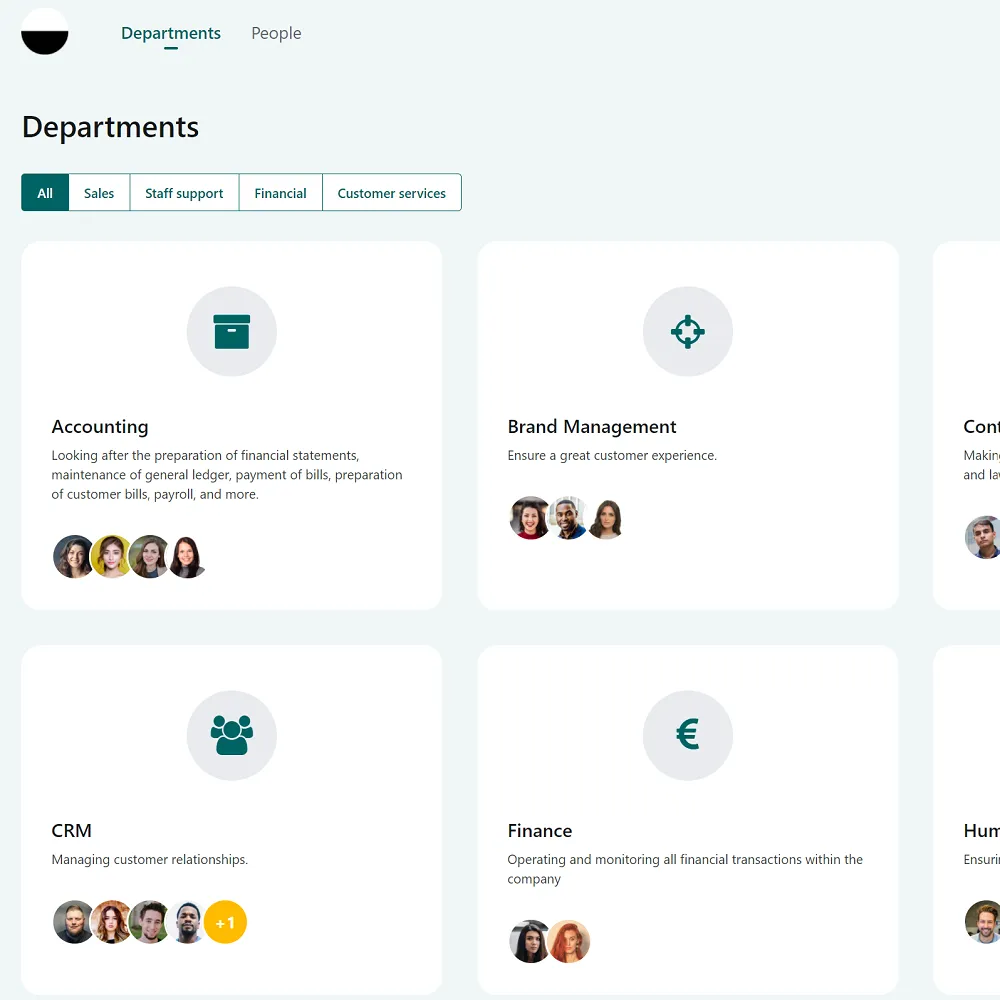 Departments